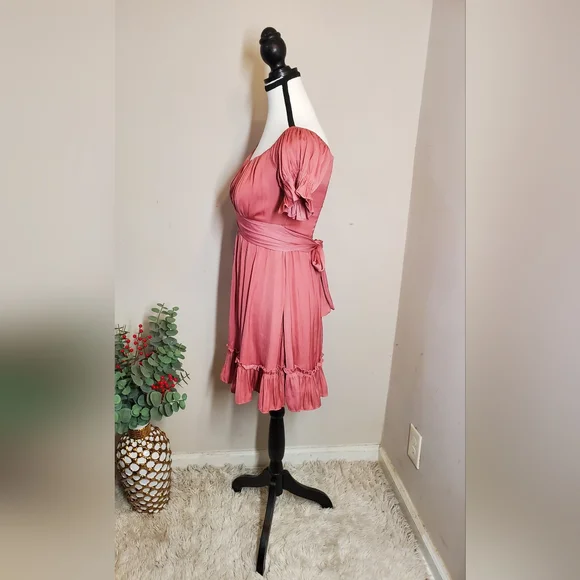 Hello Molly Women's Camara Shy Rose Mini Dress Size 4 - Picture 11 of 16